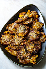 Fried Potato Puree with Parmesan Cheese