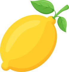 Set isometric of colorful fruit ,colorful fruit, isolated on white. Raster version illustration.Lemon and lime.