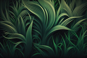Grass pattern, generative ai