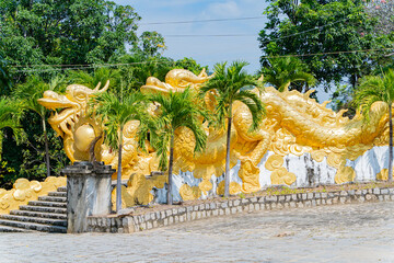 Pagoda in Vietnam. Near the city of Nha Trang. 