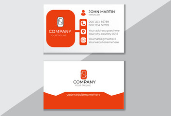 modern design template for business card
