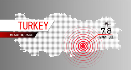 Turkey earthquake. Major earthquakes in eastern Turkey on February 6, 2023.