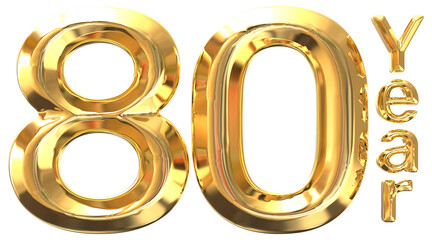 Happy Anniversary 30th 3d Gold