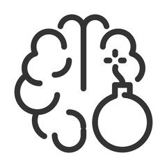 Pixel perfect, editable stroke, up scalable, line, vector bloop icon.