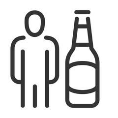 Pixel perfect, editable stroke, up scalable, line, vector bloop icon.