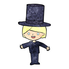 cartoon man wearing hat