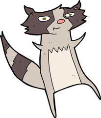 cartoon raccoon