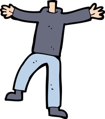 cartoon male gesturing body (mix and match cartoons or add own photo)
