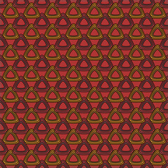 Rounded triangle Y2K seamless pattern, Background repeating