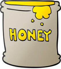 cartoon honey pot