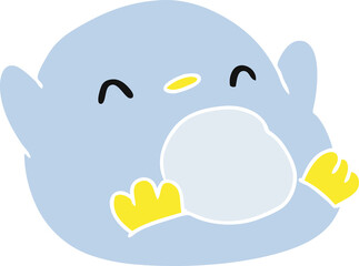 cartoon kawaii of a cute penguin