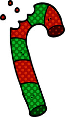 cartoon doodle xmas candy cane