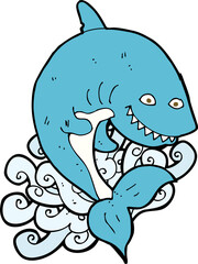 cartoon shark