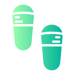 slippers gradient icon