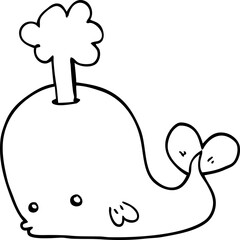 cartoon whale
