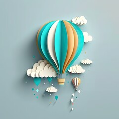 Paper cutout - balloon