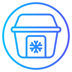 ice box gradient icon