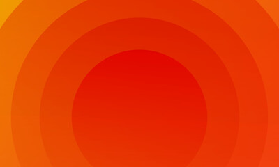 Abstract orange background with circles. Vector illustration