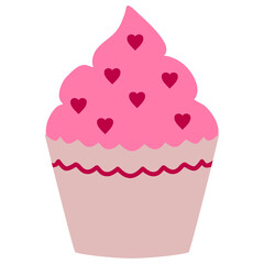 valentine cup cake