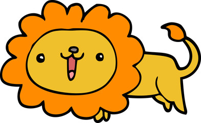 cute cartoon lion