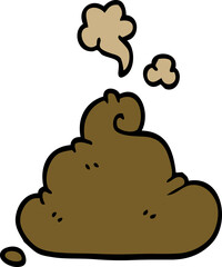 cartoon doodle poop