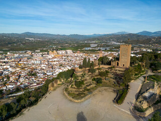 Fototapeta na wymiar antiguo castillo árabe del municipio de Vélez-Málaga, Andalucía