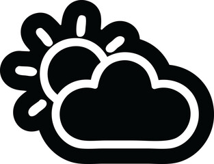 sun and cloud icon