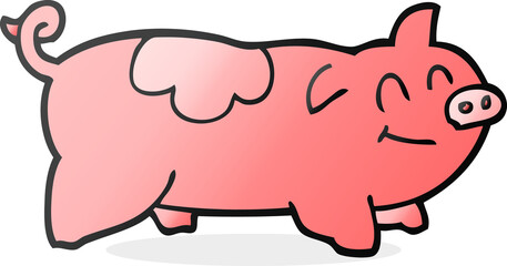 cartoon pig