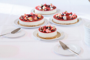 cheesecakes with strawberry