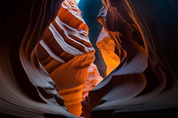 a beautiful natural formation, you can hike through narrow gaps in the canyon