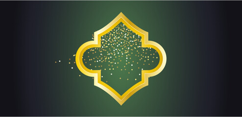 Islamic ornamental background, great for banners, greeting cards, and promotion events.
