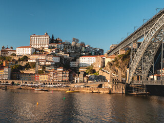 Obraz premium The streets and beautiful architecture in Porto, Portugal.