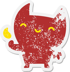 little devil grunge sticker