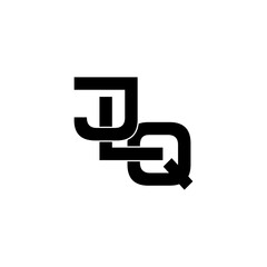 jlq lettering initial monogram logo design