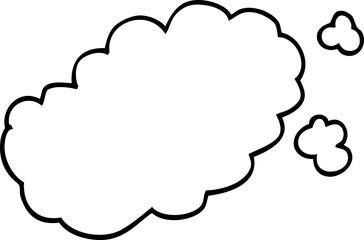 Fototapeta premium cartoon puff of smoke