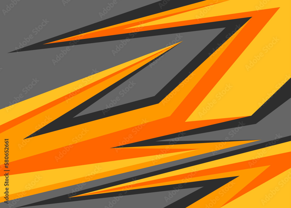 Aufkleber abstract background with colorful sharp and arrow pattern. abstract geometric wallpaper