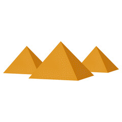Egypt pyramid in desert