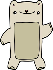 cartoon teddy bear