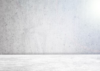 Gray concrete beton background with light