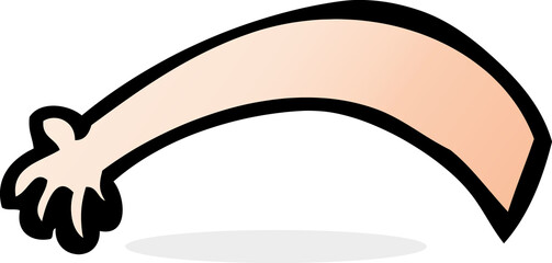 cartoon arm