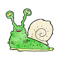 cartoon snail
