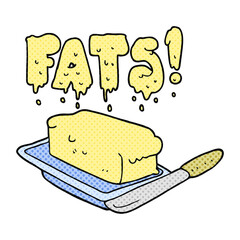 cartoon butter fats