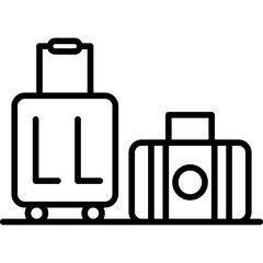 Baggage Pixel Perfect Detail Icon