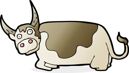 cartoon bull