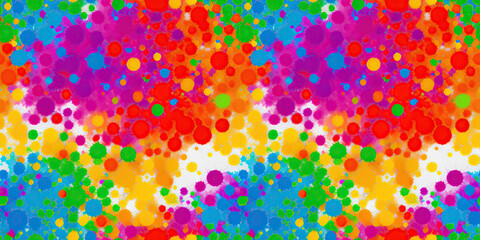 Wallpaper with seamless texture colorful watercolor - Generative ai