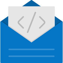 Mail Code Pixel Perfect Detail Icon