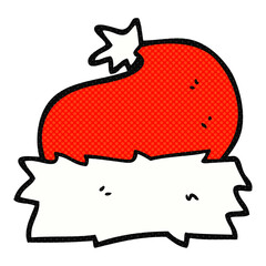 cartoon christmas hat