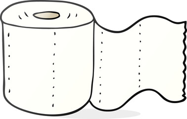 cartoon toilet paper