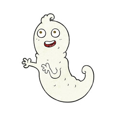textured cartoon ghost
