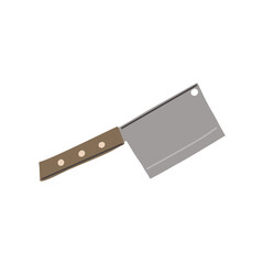 Cleaver hand drawn illustration. Homemade cookware. Hand drawn kitchenware tools. Vector cartoon illustration.
